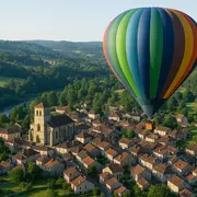 Survoler Eymoutiers en Montgolfière