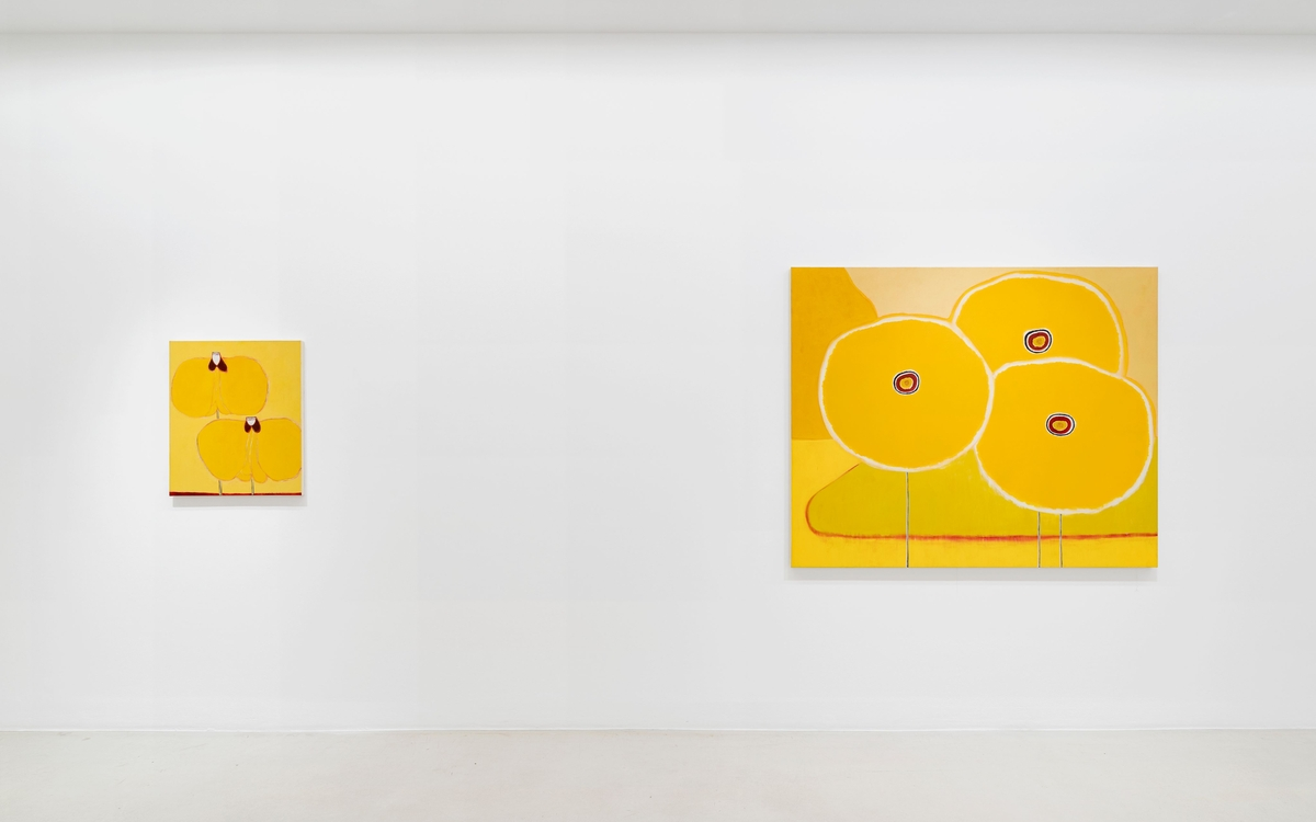 Vue de l'exposition de Susumu Kamijo 'When I Think of You in Spring' à la galerie Perrotin