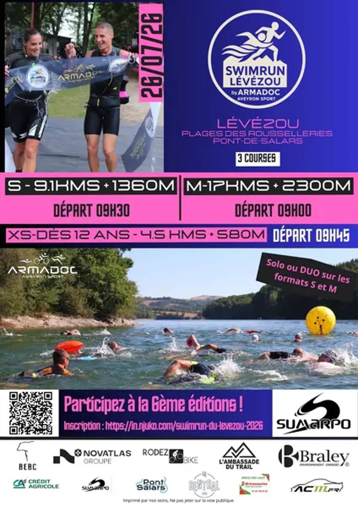 Swim & Run du Lévézou