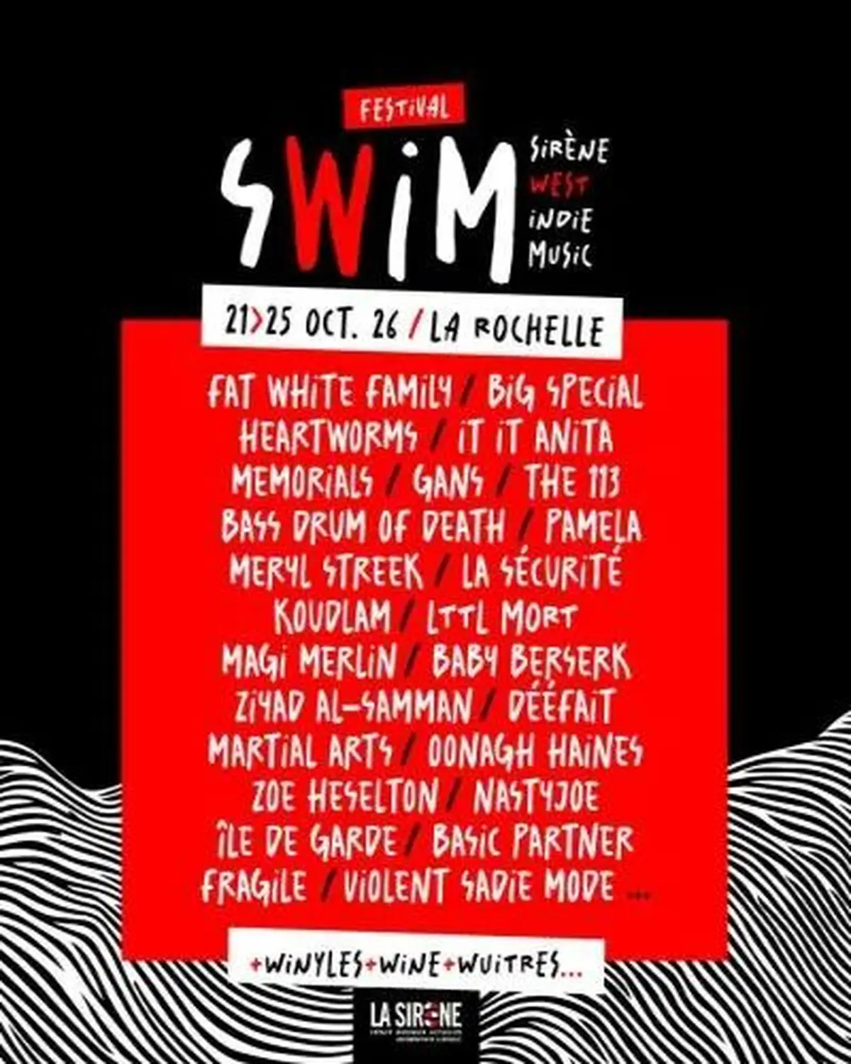SWIM Festival 2026 à La Rochelle : 5 jours de concerts indie à La Sirène