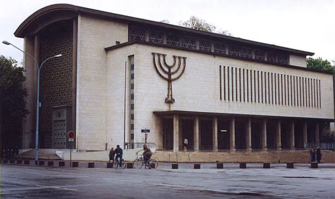 La Synagogue de la Paix reprend un style très contemporain