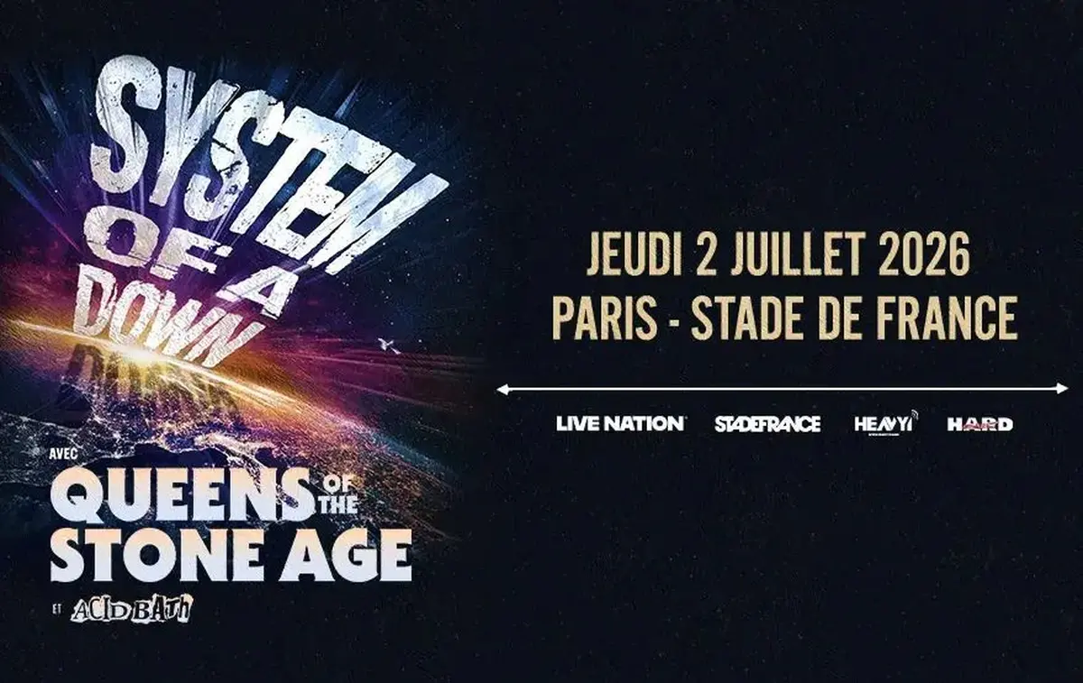 Mise en vente des derniers billets pour le concert de SOAD aujourd'hui !