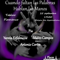Tablao Flamenco Cuando faltan las palabras, hablan las manos