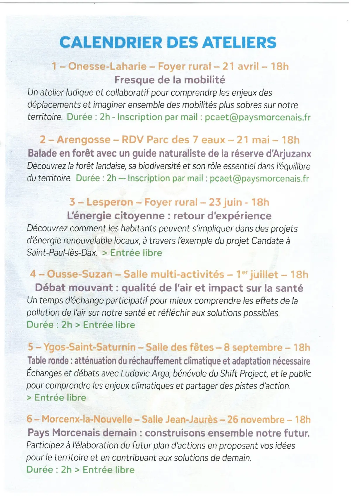 Table Ronde Atténuation du réchauffement climatique et adaptation nécessaire 