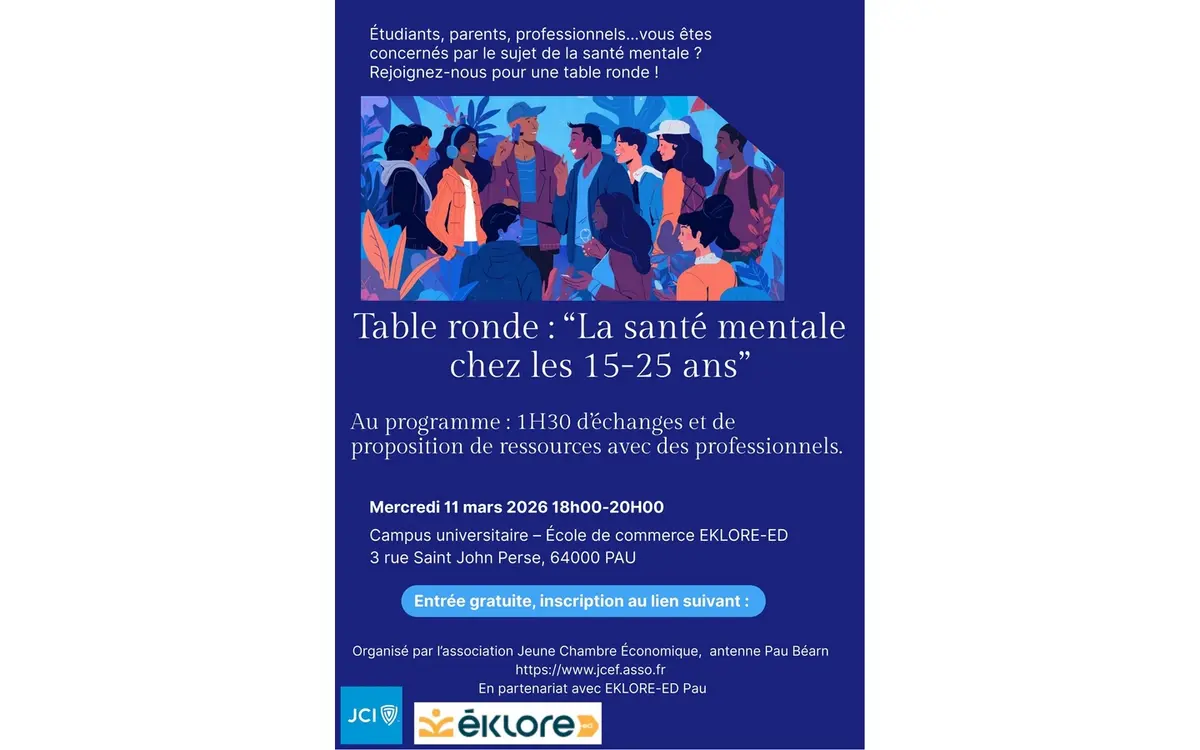 Table ronde La santé mentale chez les 15-25 ans