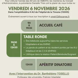 Table ronde « Patients, bénévoles, soignants »