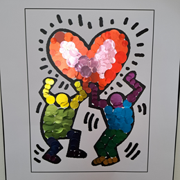 Tableau gommettes : pour petites mains, grands artistes