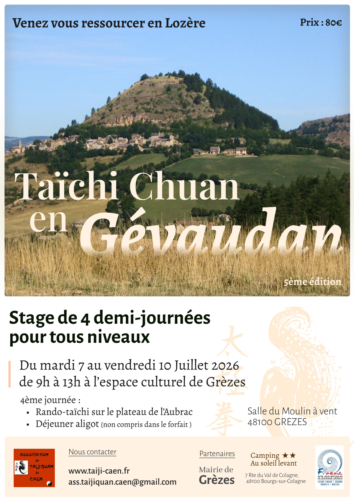 Taichi Chuan En Gévaudan
