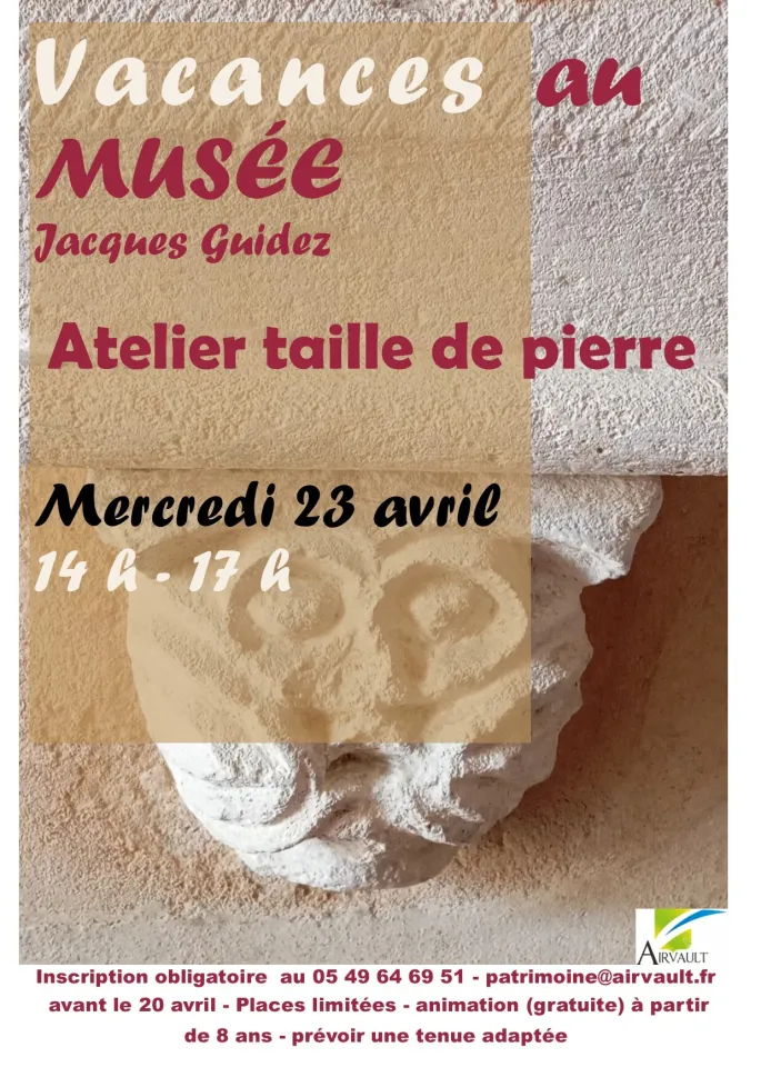 Taille de pierre, animation au musée