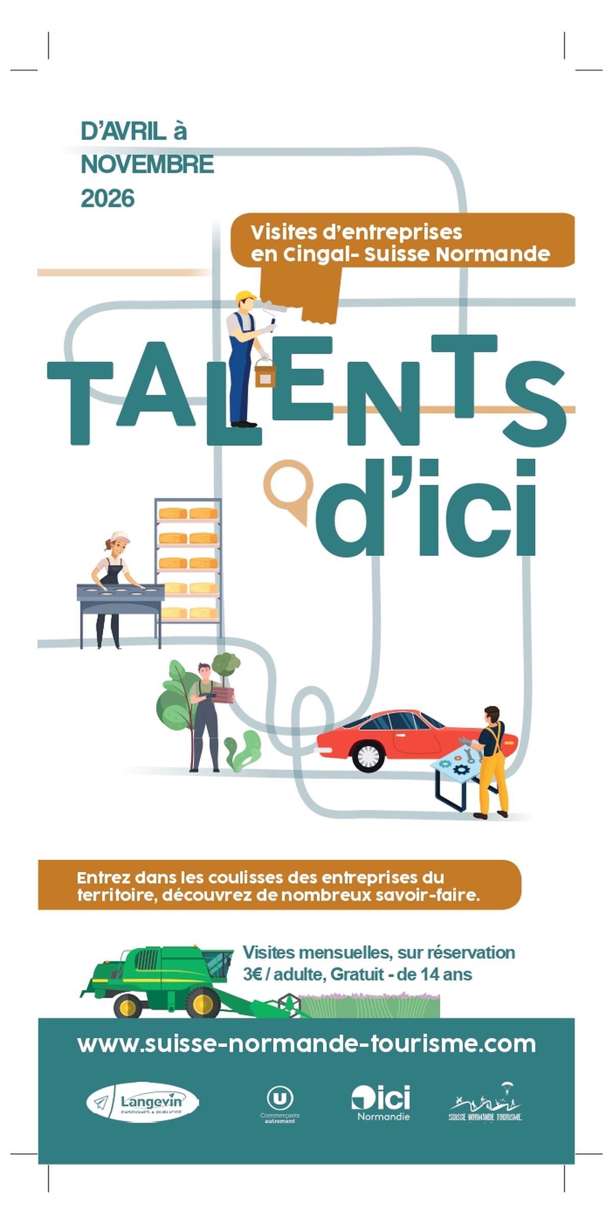 Talents d’Ici – Visites d’entreprises en Cingal–Suisse Normande