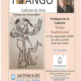 Tango Traditionnel organisé par La Calécita du Grès