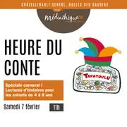 Tapatoulu : heure du conte spéciale Carnaval