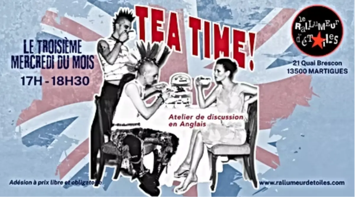 Tea time : atelier de discussion en anglais