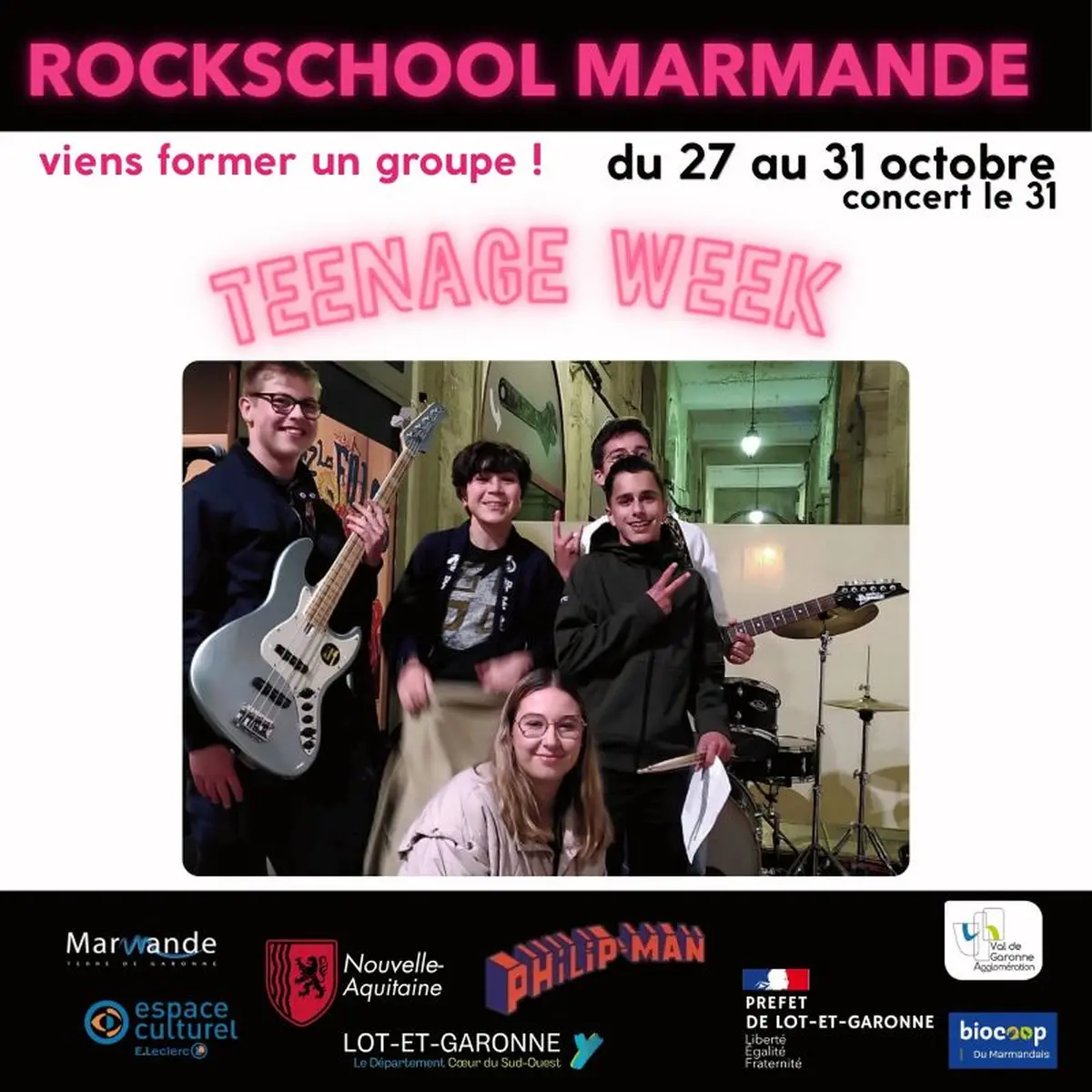 Teenage Week à la Rockschool