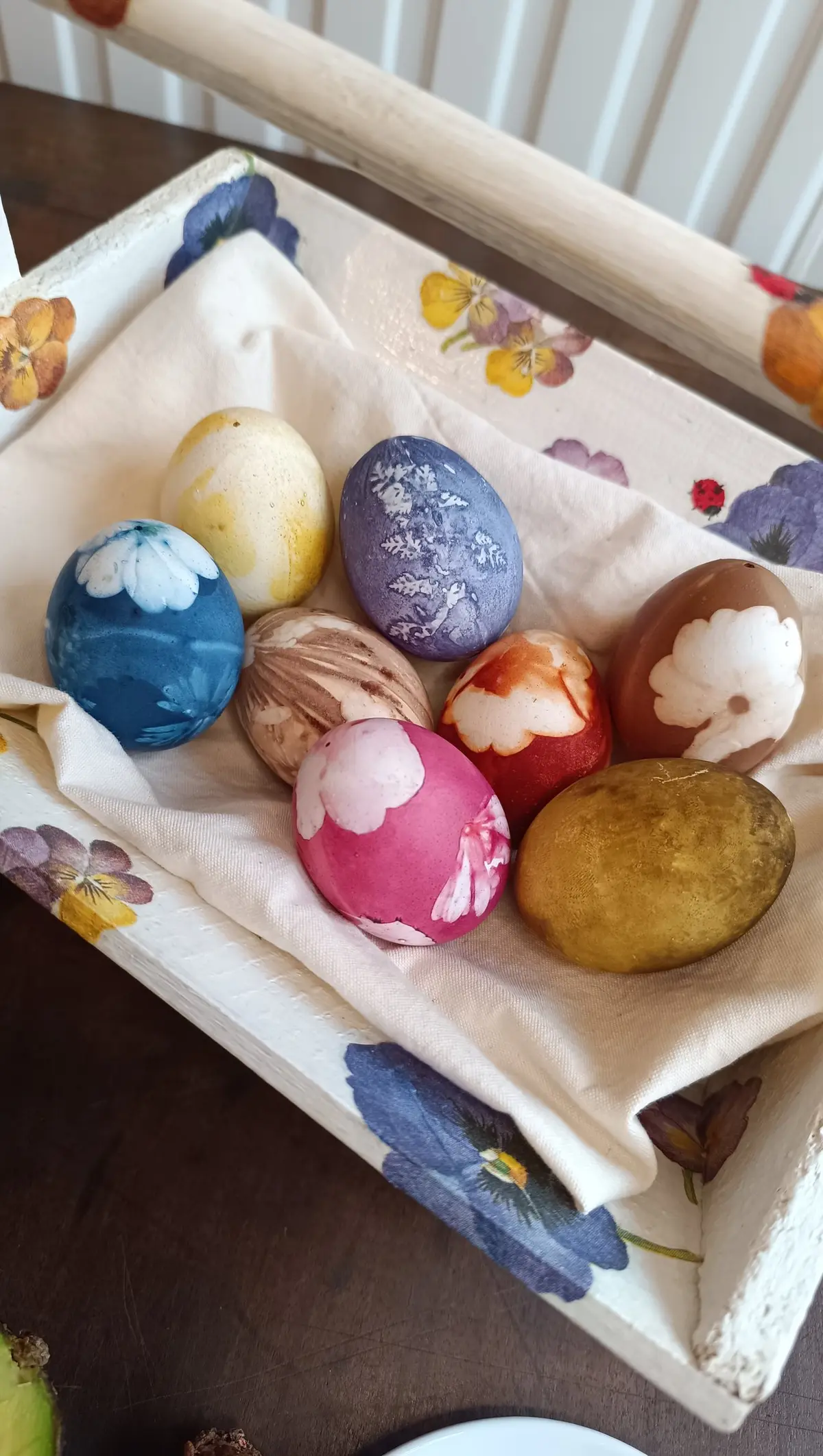 Teinture Végétale Sur Oeufs