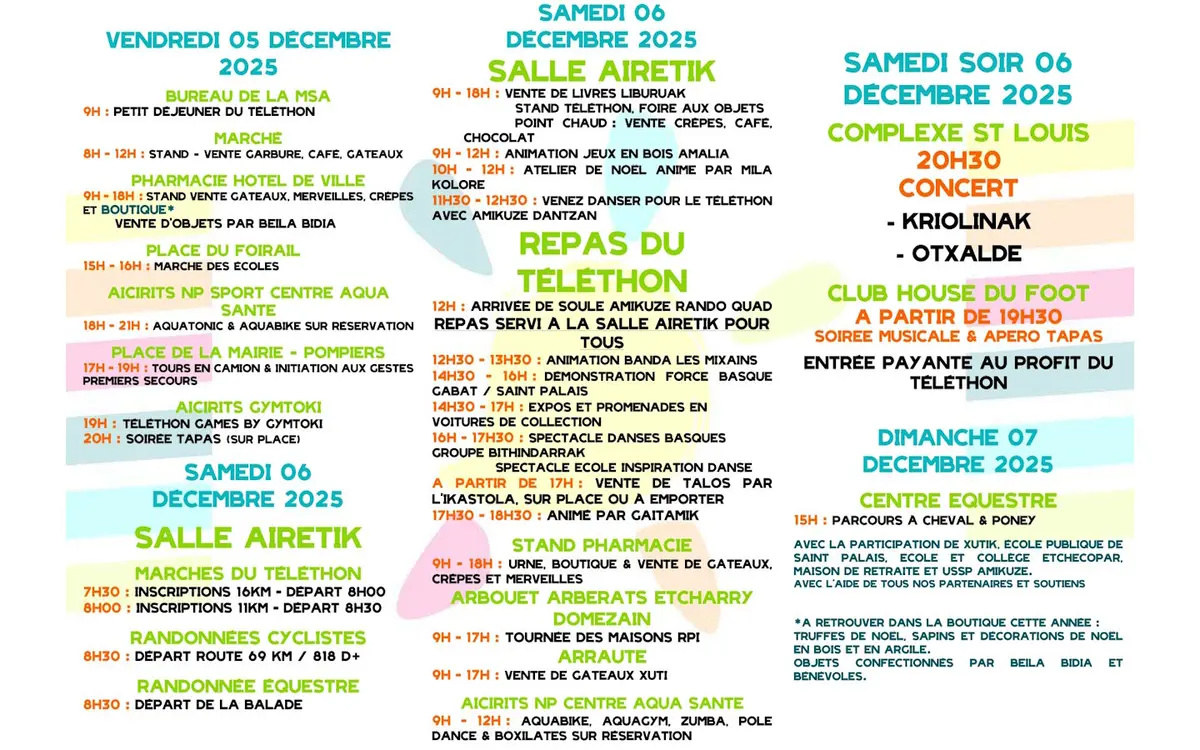 Téléthon 2025 : balades équestres