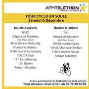Téléthon 2025 : tour cyclo en Soule