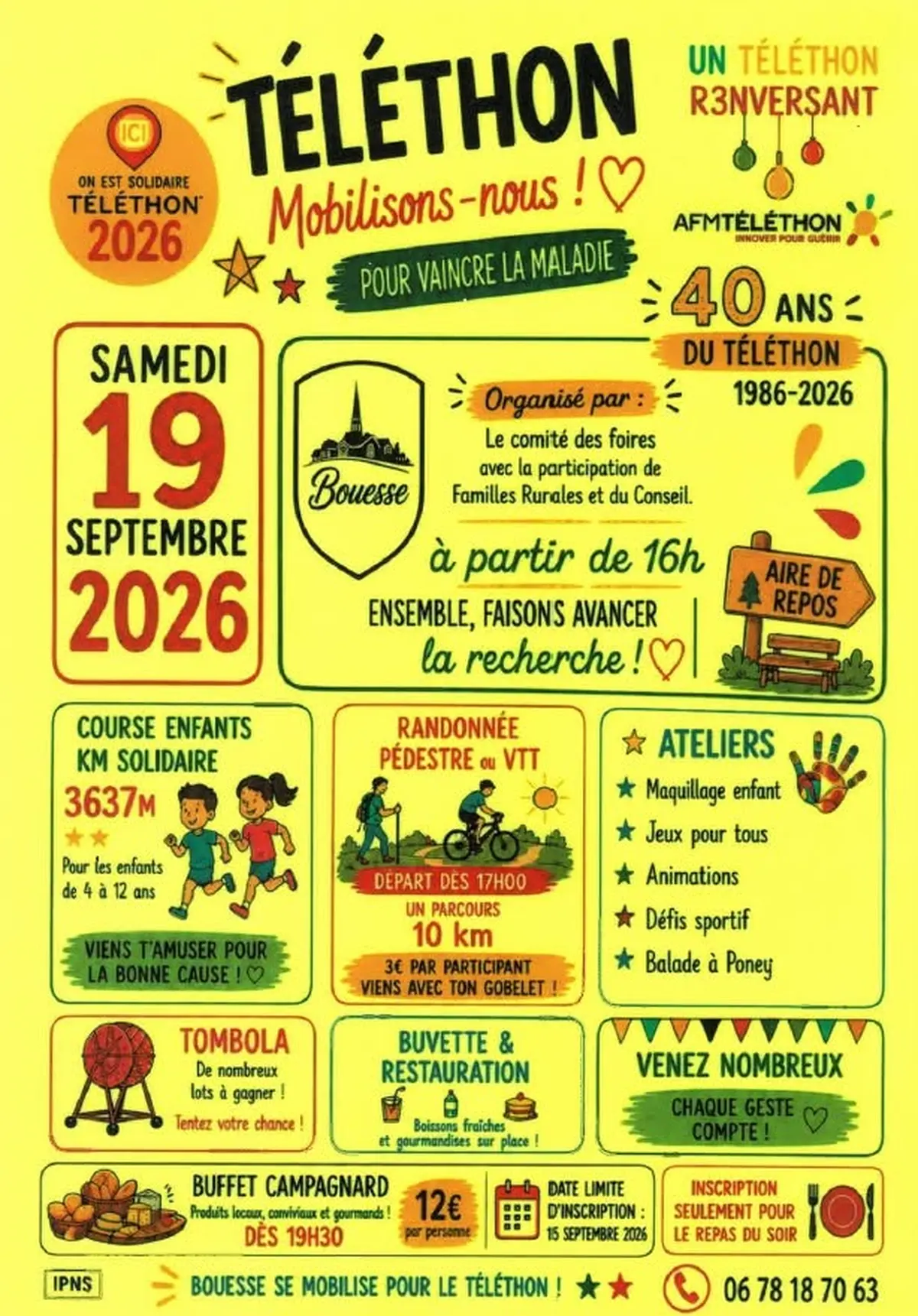 Téléthon à Bouesse