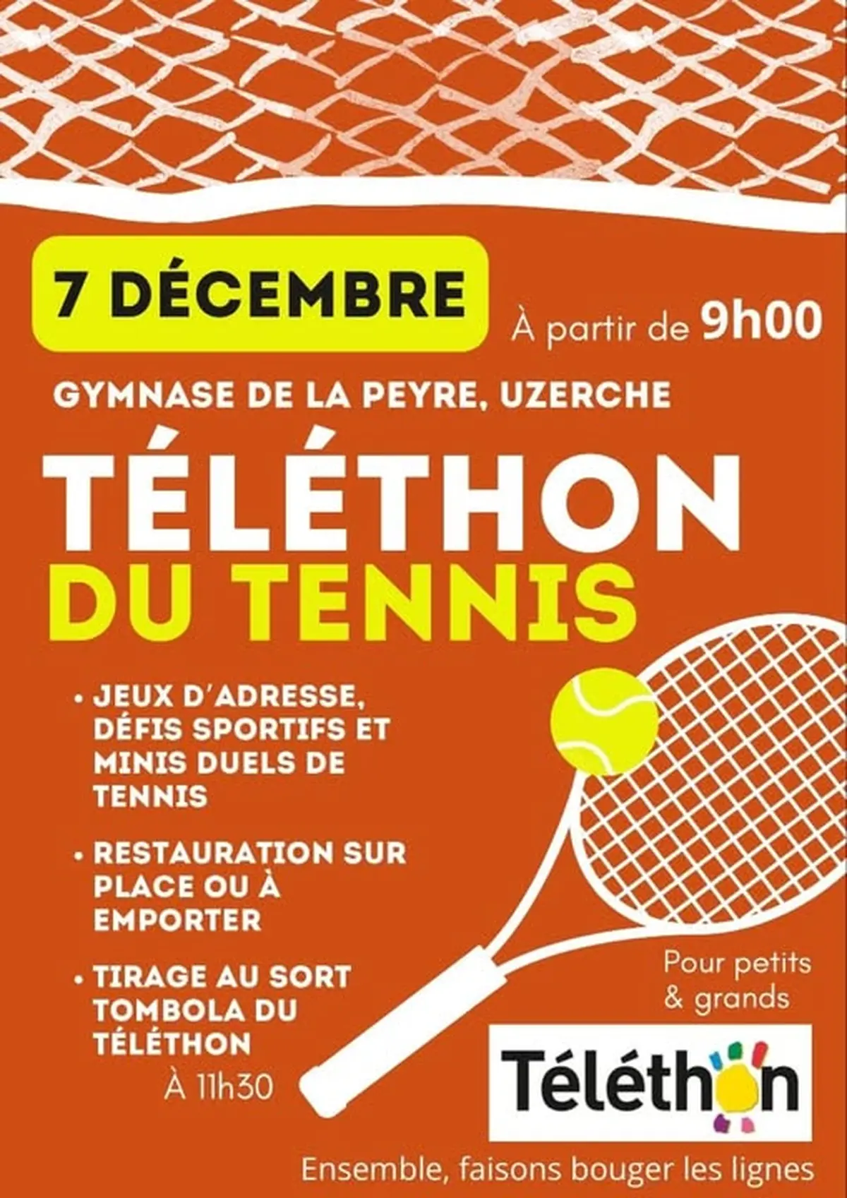 Téléthon du Tennis à Uzerche
