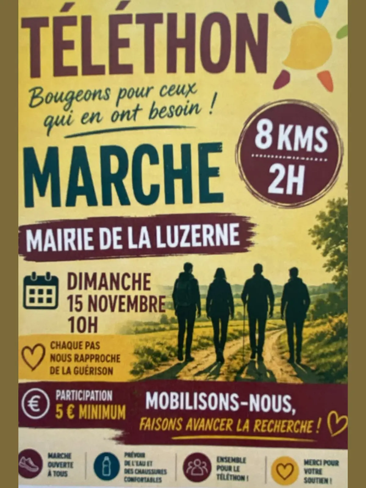 Téléthon > Marche