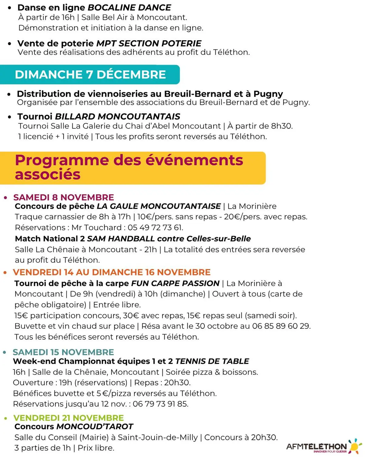 Téléthon - Moncoutant-sur-Sèvre