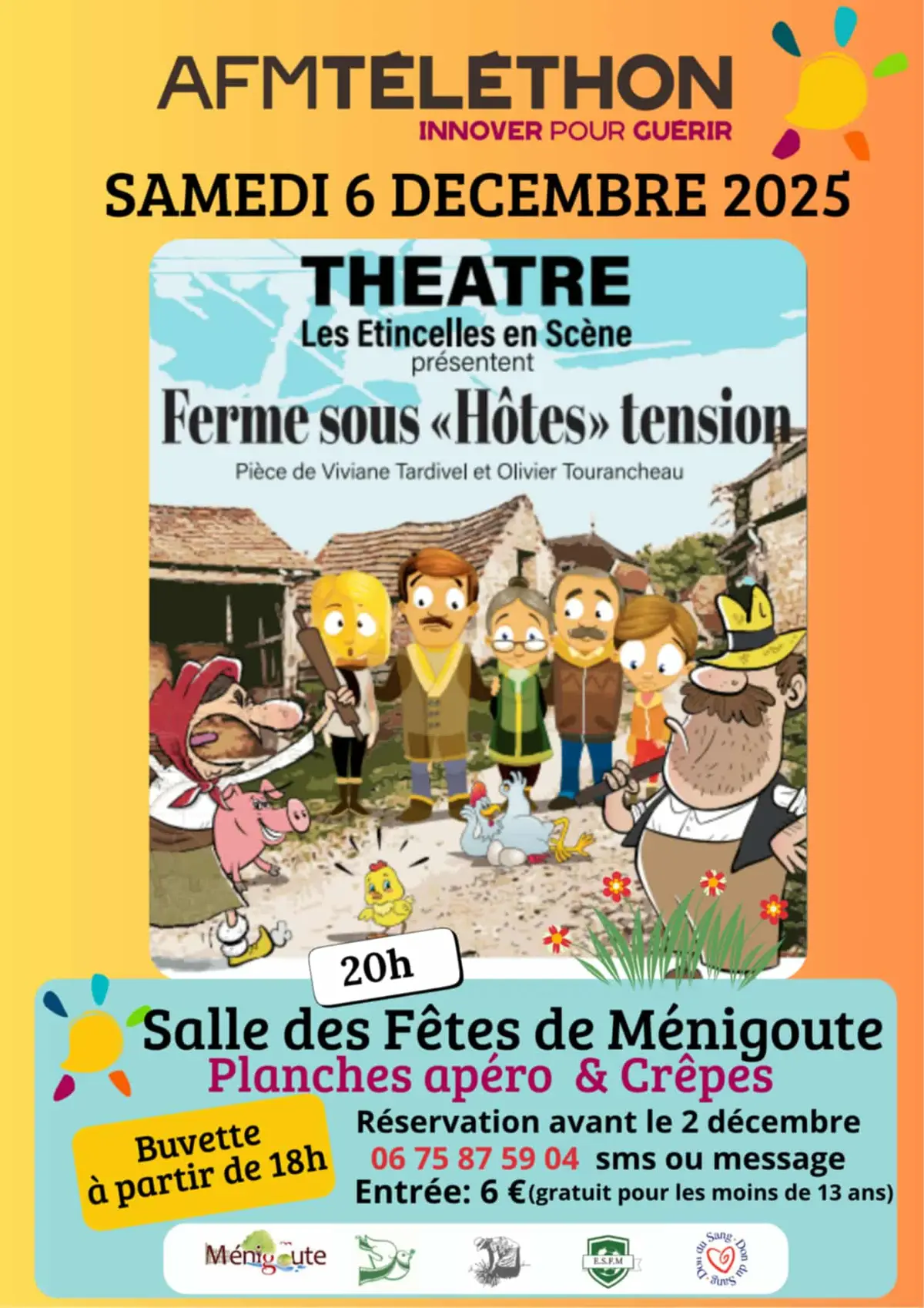 Téléthon - Pièce de Théâtre à Ménigoute