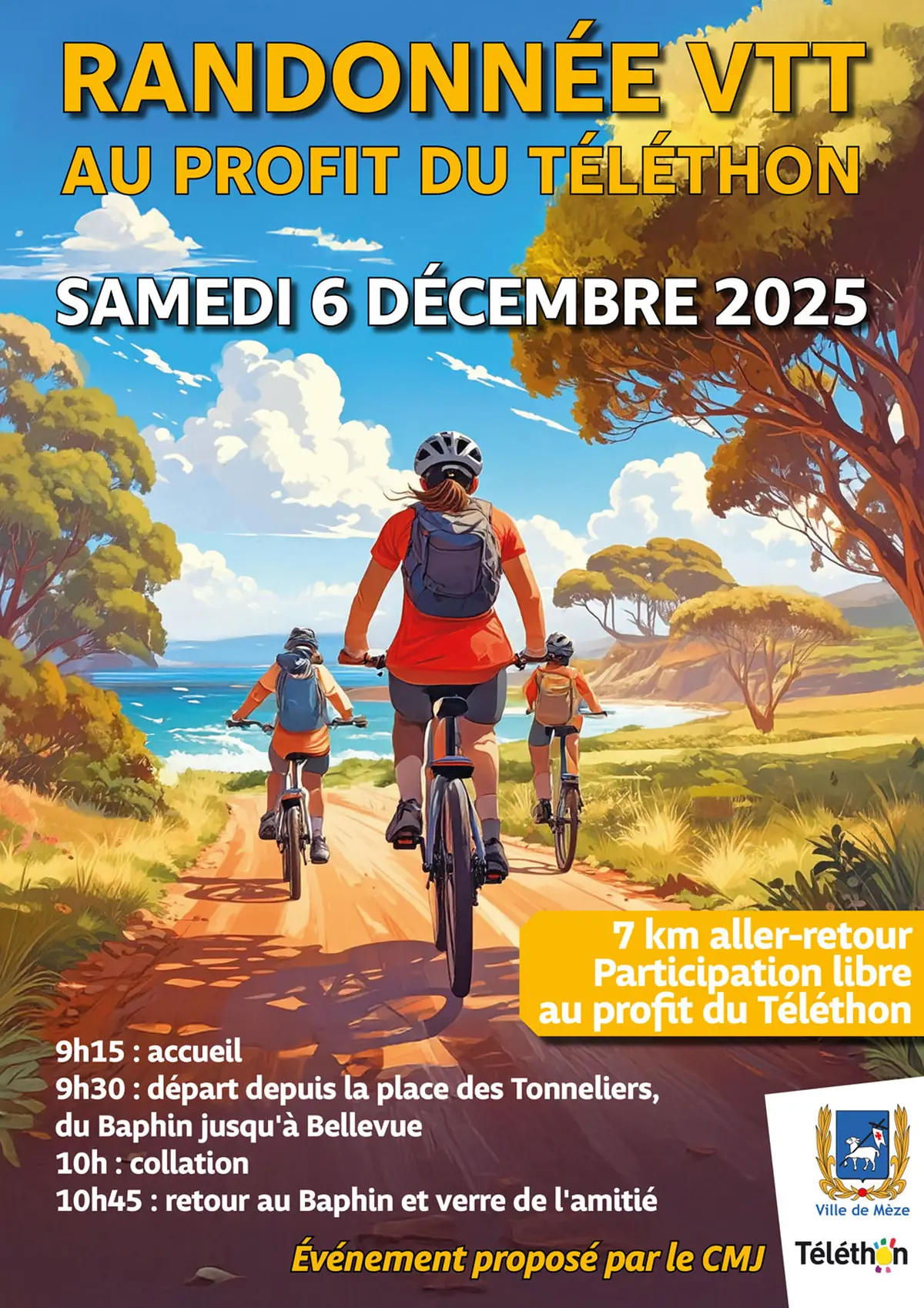 Téléthon : Randonnée Vtt