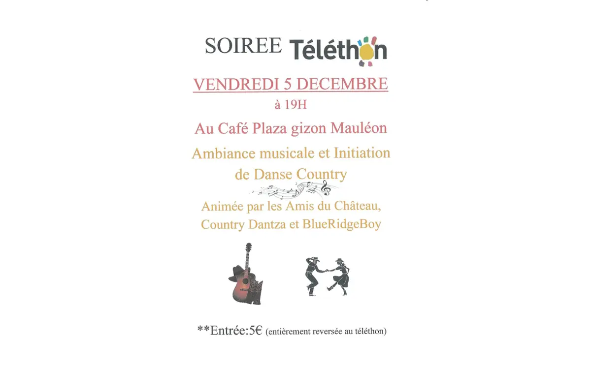 Téléthon : soirée country