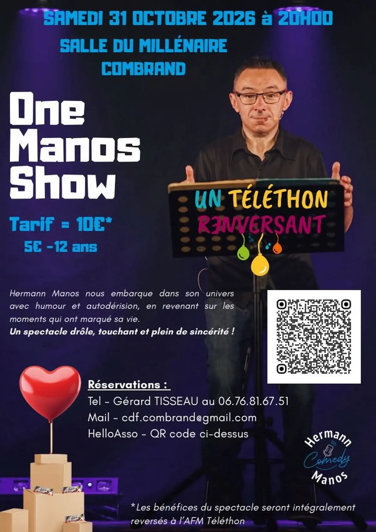 Téléthon - Spectacle - One Manos show