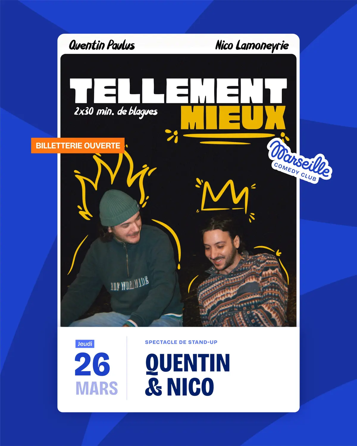 Tellement Mieux - spectacle de Stand Up