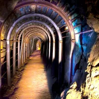 Les mines du parc Tellure sont impressionnantes ! DR