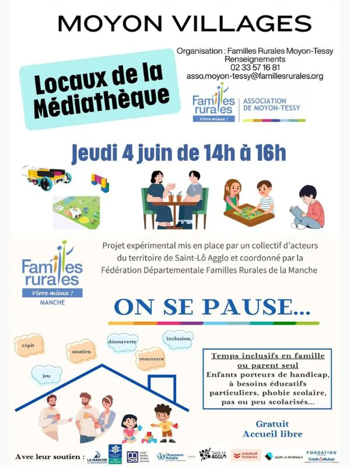 Temps inclusif On se pause
