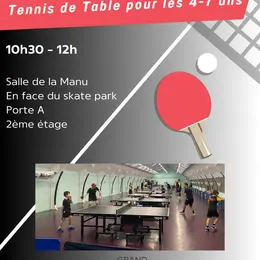 Tennis de Table pour les 4-7 ans