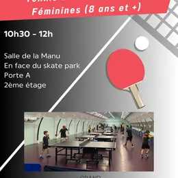 Tennis de Table pour les Féminines (8 ans et +)
