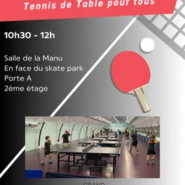 Tennis de Table pour tous (8 ans et +)