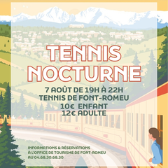 Tennis Nocturne - Vendredi 7 Août
