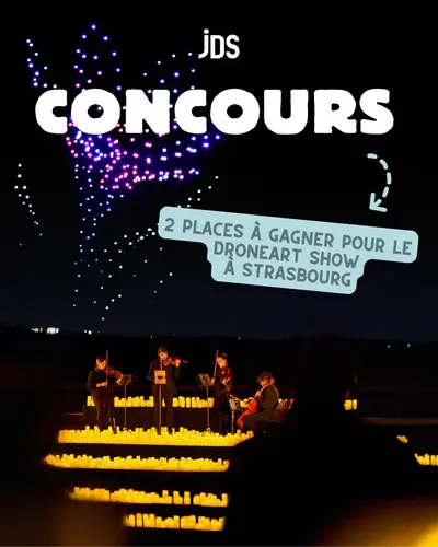 ✨ Tentez de gagner 2 entrées pour le DroneArt Show à Strasbourg