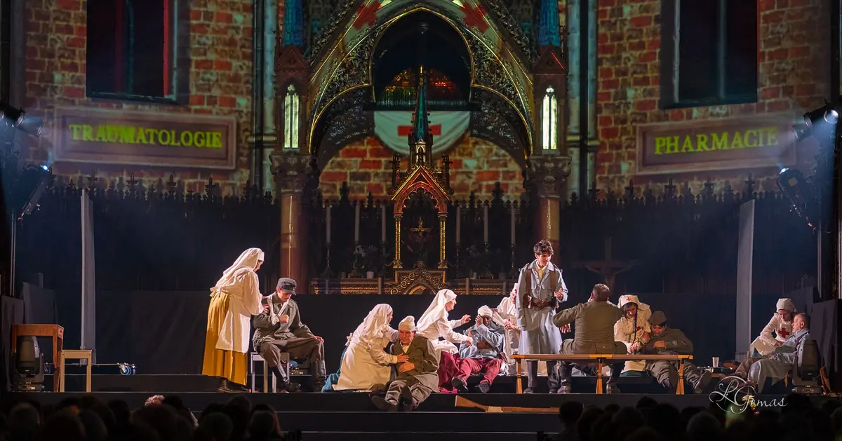 Terra Alsatia, ses projections et ses figurants