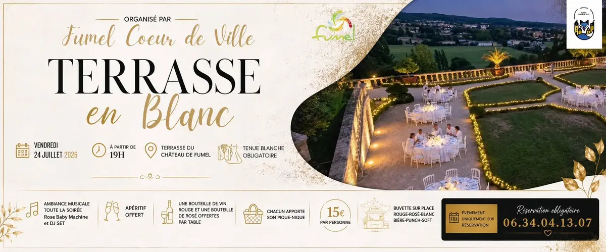 Terrasse en blanc