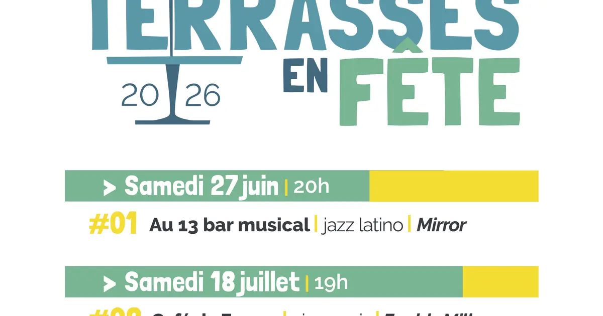 Terrasses en fête - concert surprise