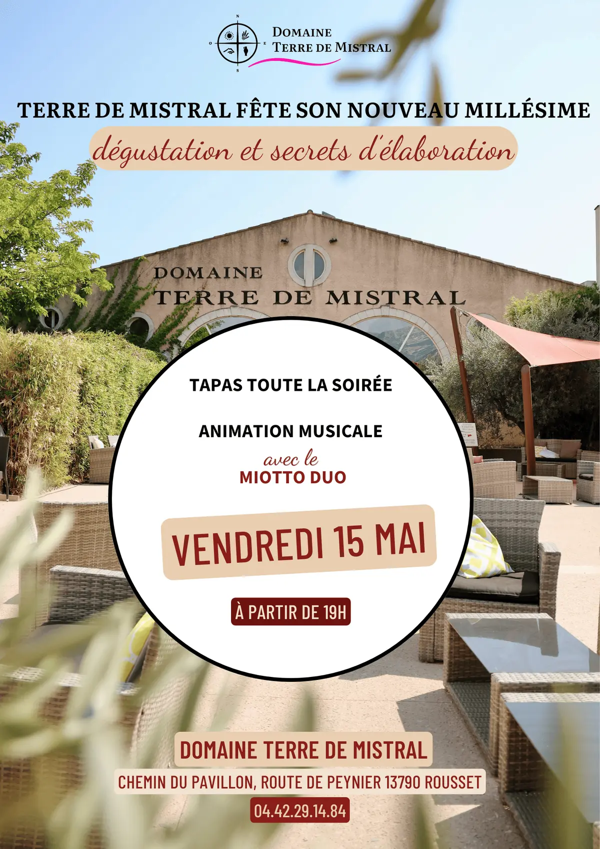 Terre de Mistral fête son nouveau millésime