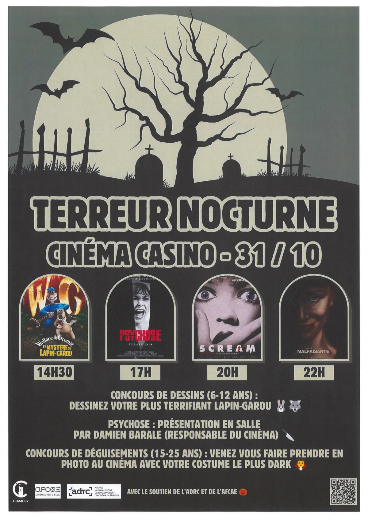 Terreur Nocturne - Projections Cinéma Casino
