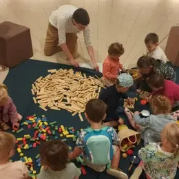Thaumatrope et moulin à vent > Atelier 3-6 ans