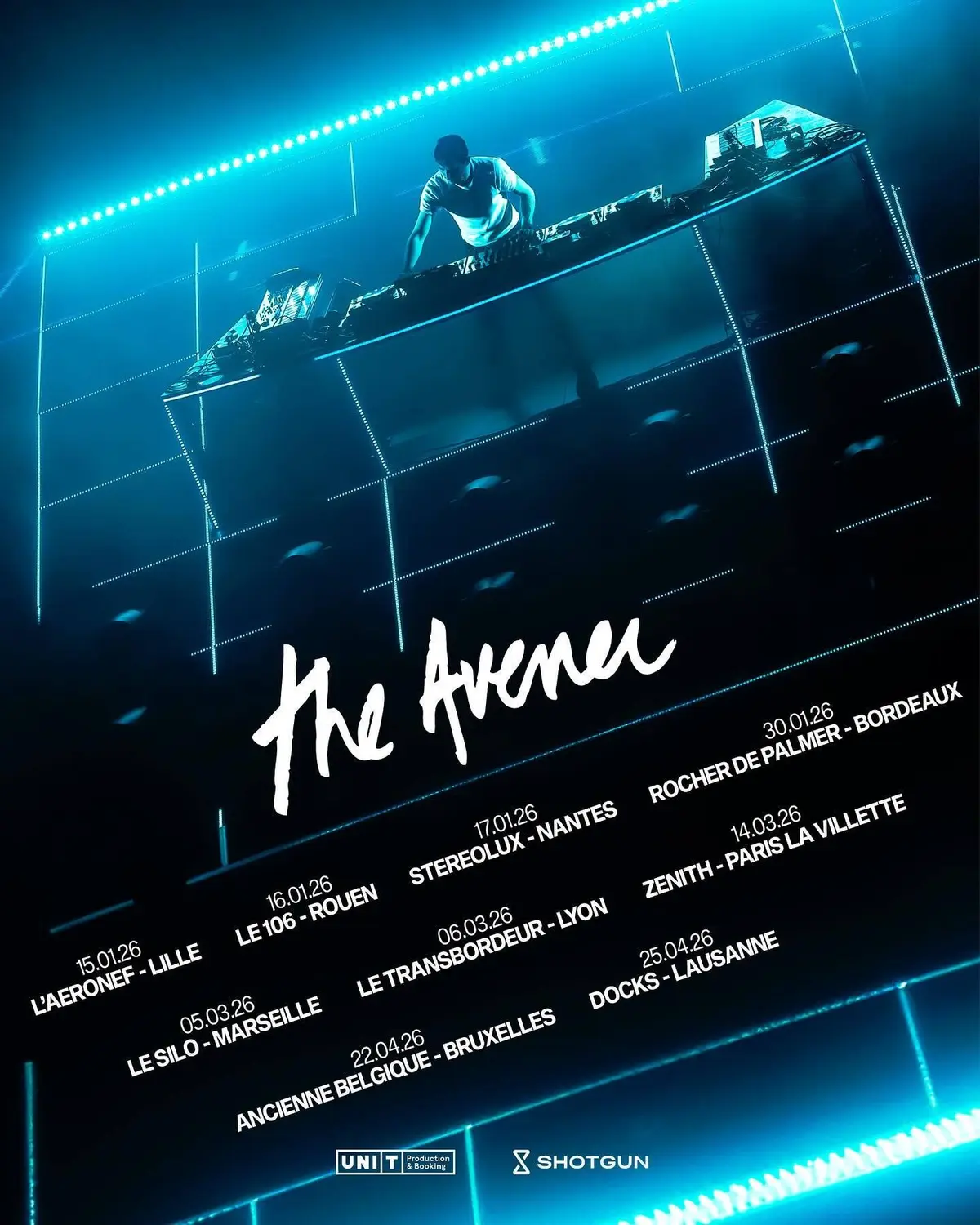 Le DJ The Avener en tournée à travers la France en 2026