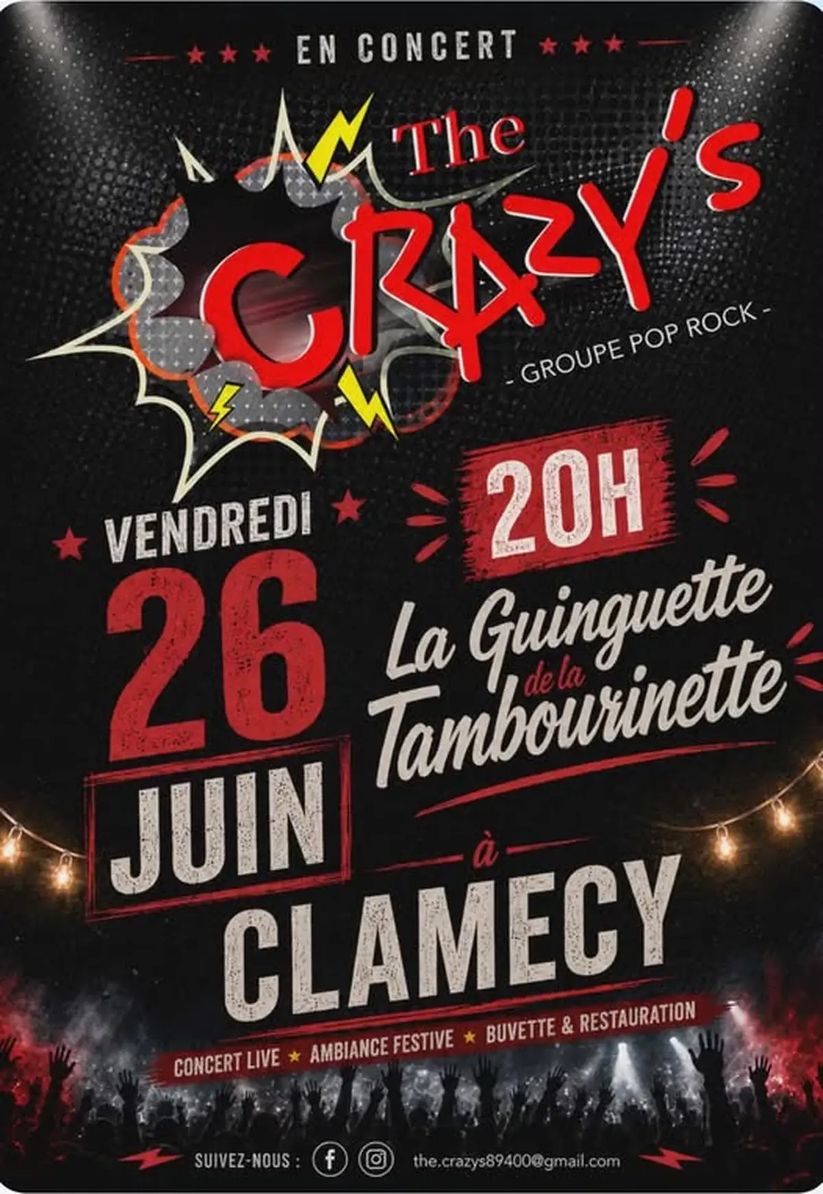The Crazy's en concert - Guinguette de la Tambourinette