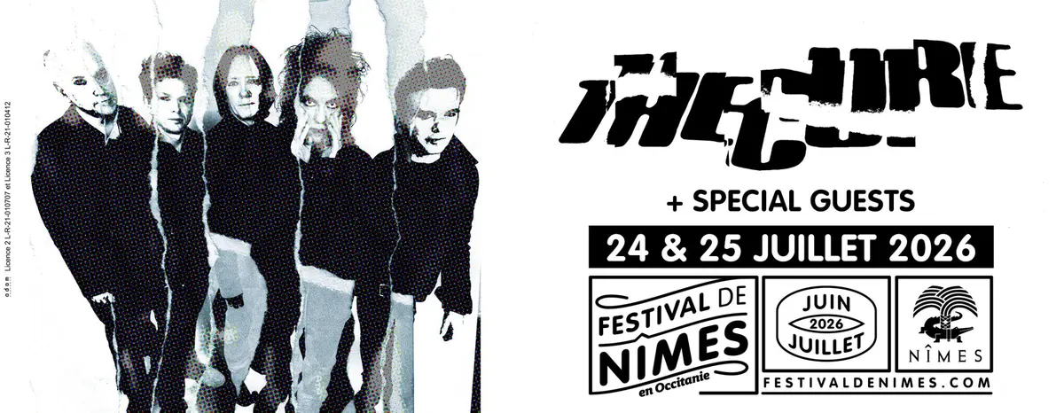 Vingt‑huit ans après leur passage mythique dans les Arènes de Nîmes en 1998, THE CURE fait son grand retour