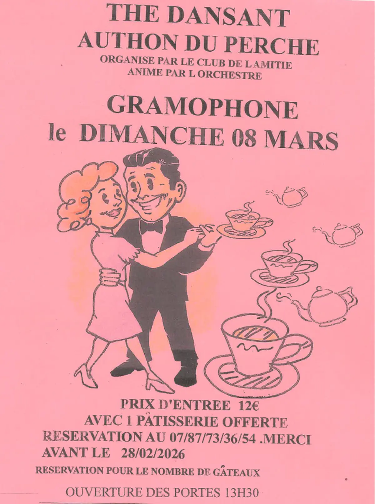 Thé dansant à Authon-du-Perche