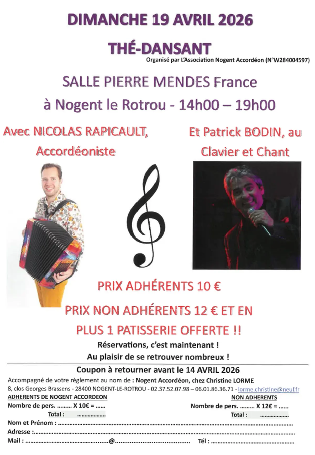 Thé dansant à Nogent-le-Rotrou