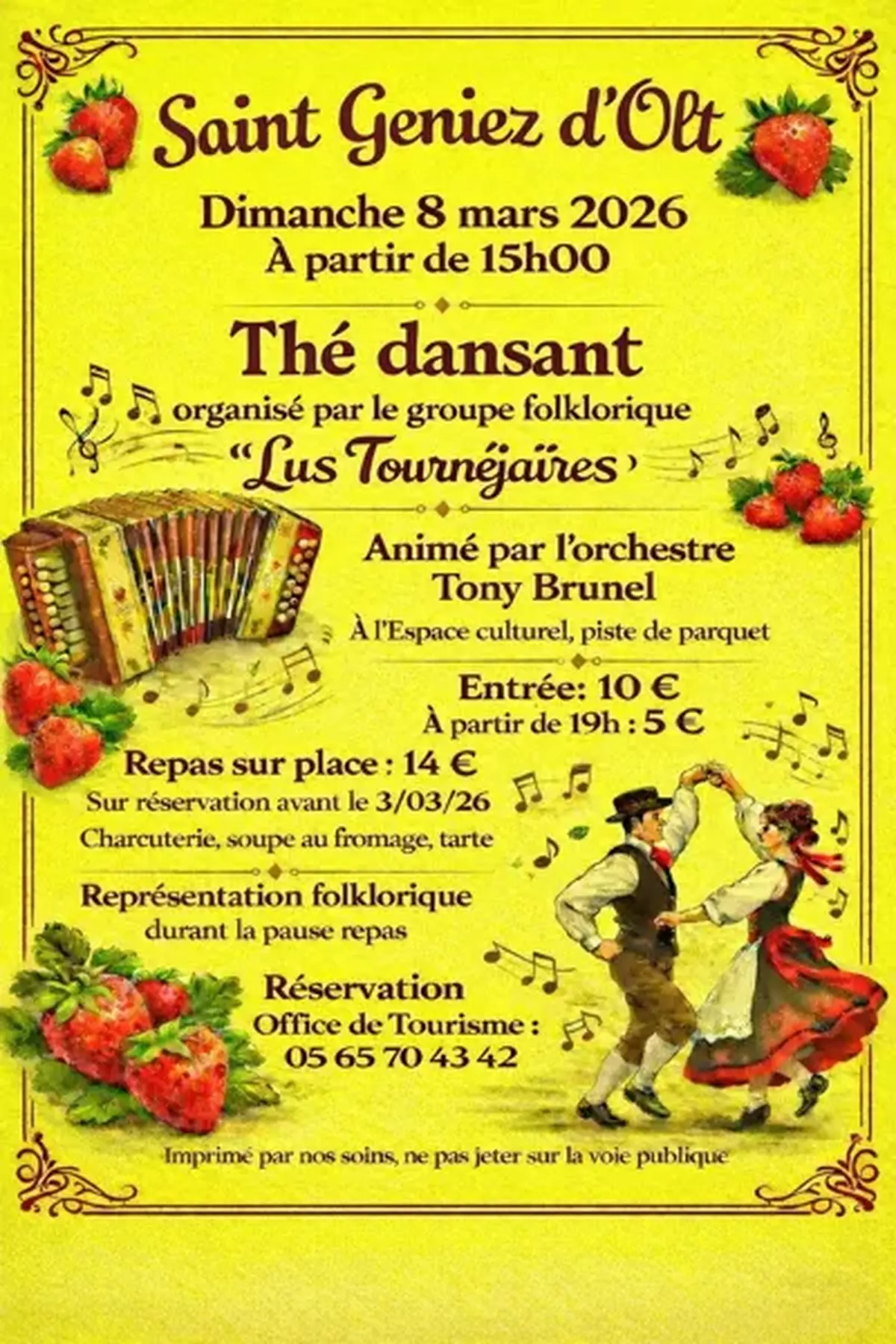 Thé dansant de Lus Tournéjaïres