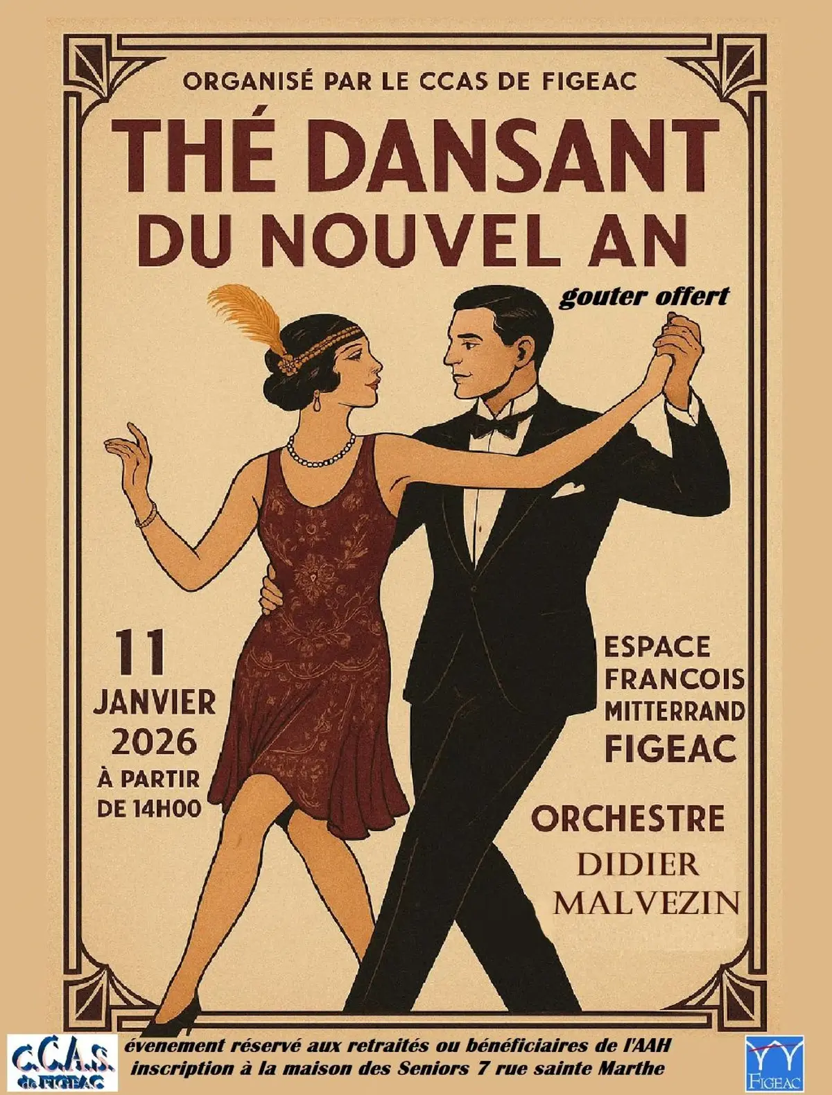 Thé dansant du CCAS à Figeac